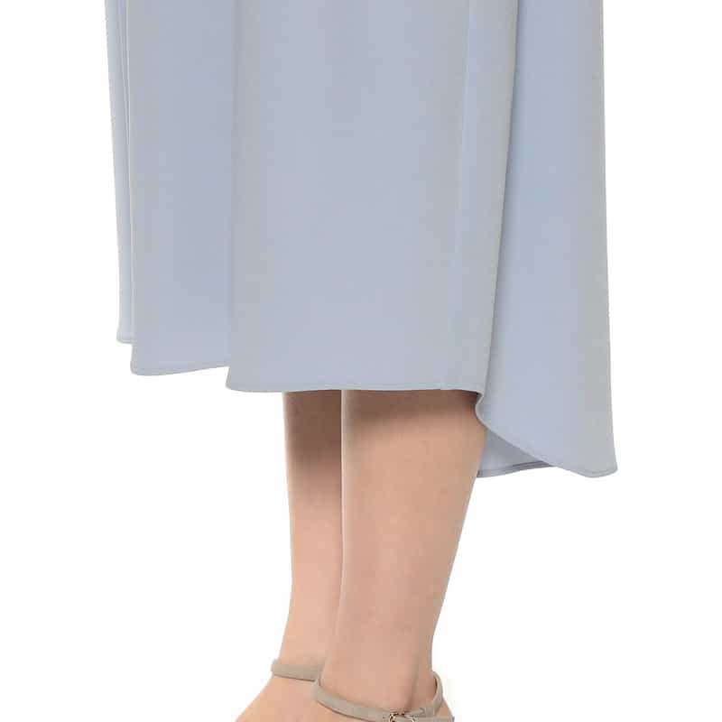 BARNEYS NEW YORK ウォッシャブル ロングスリーブシャツドレス LIGHT BLUE