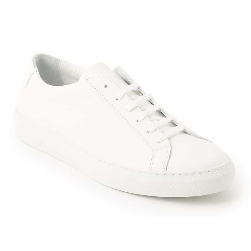 BARNEYS NEW YORK レザースニーカー WHITE