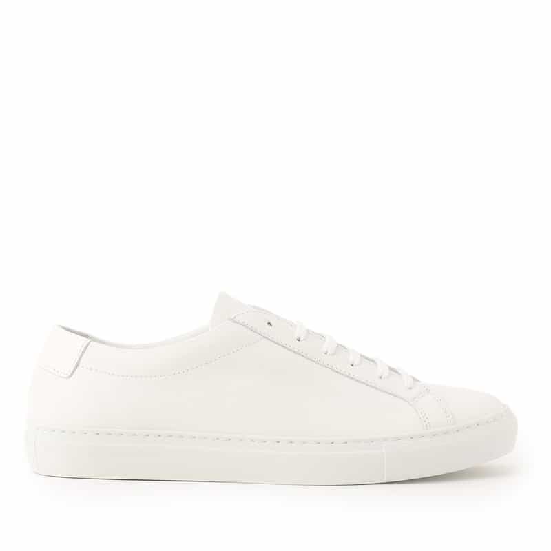BARNEYS NEW YORK レザースニーカー WHITE