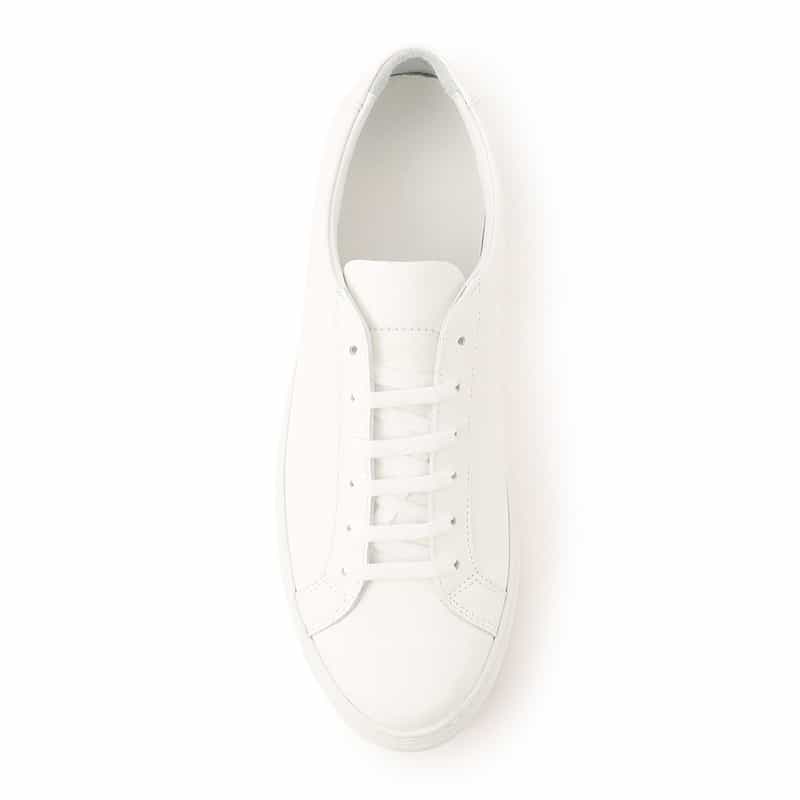 BARNEYS NEW YORK レザースニーカー WHITE
