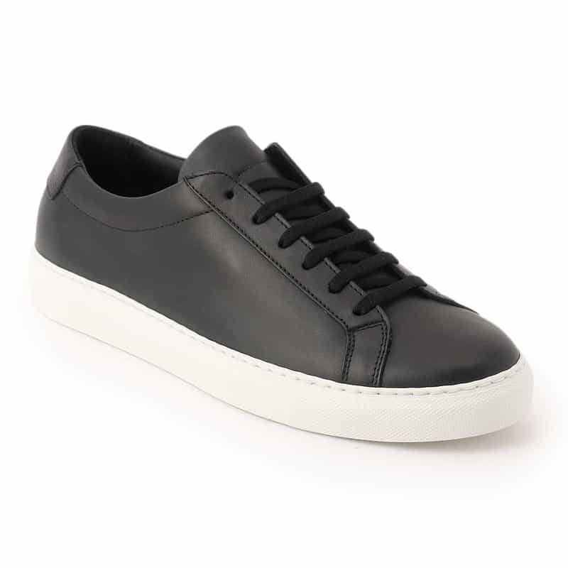 BARNEYS NEW YORK レザースニーカー BLACK