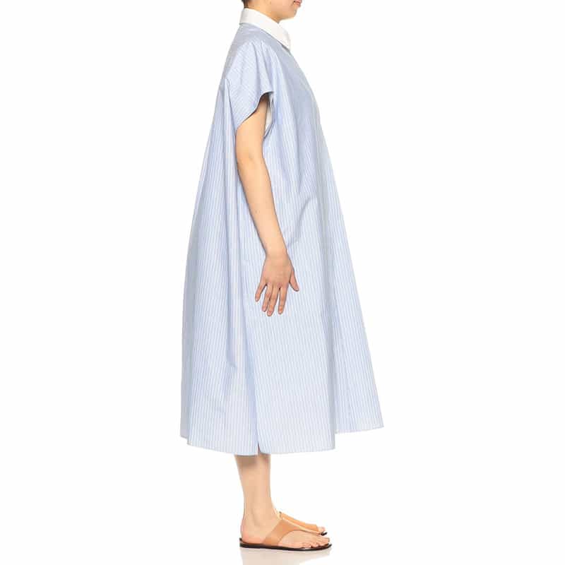 MACKINTOSH ストライプ シャツドレス BLUE