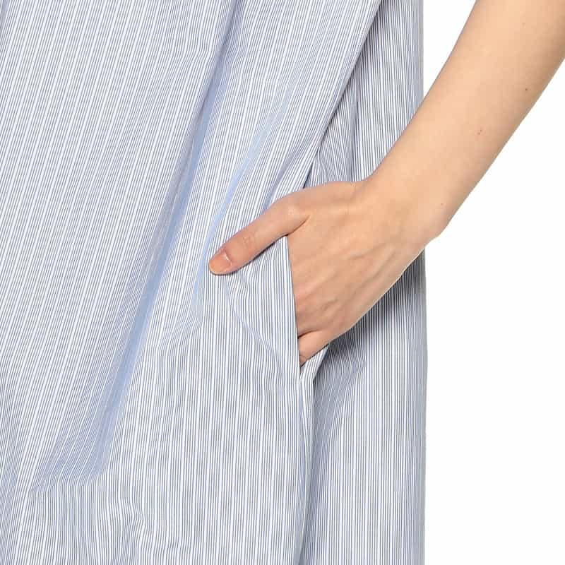 MACKINTOSH ストライプ シャツドレス BLUE