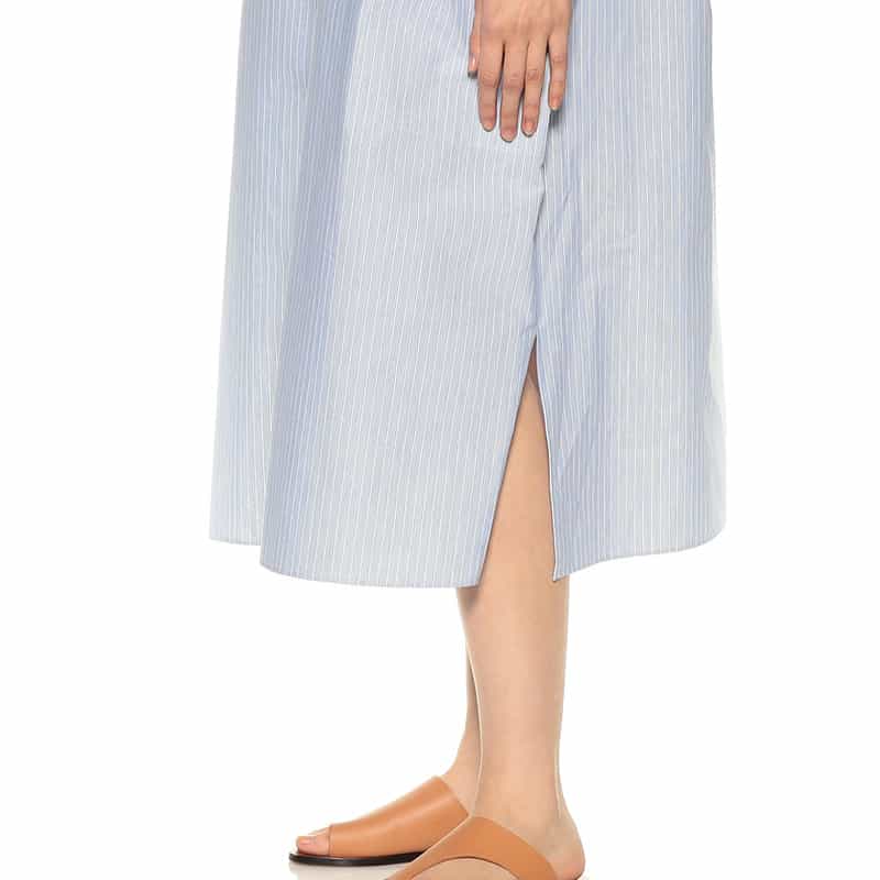 MACKINTOSH ストライプ シャツドレス BLUE