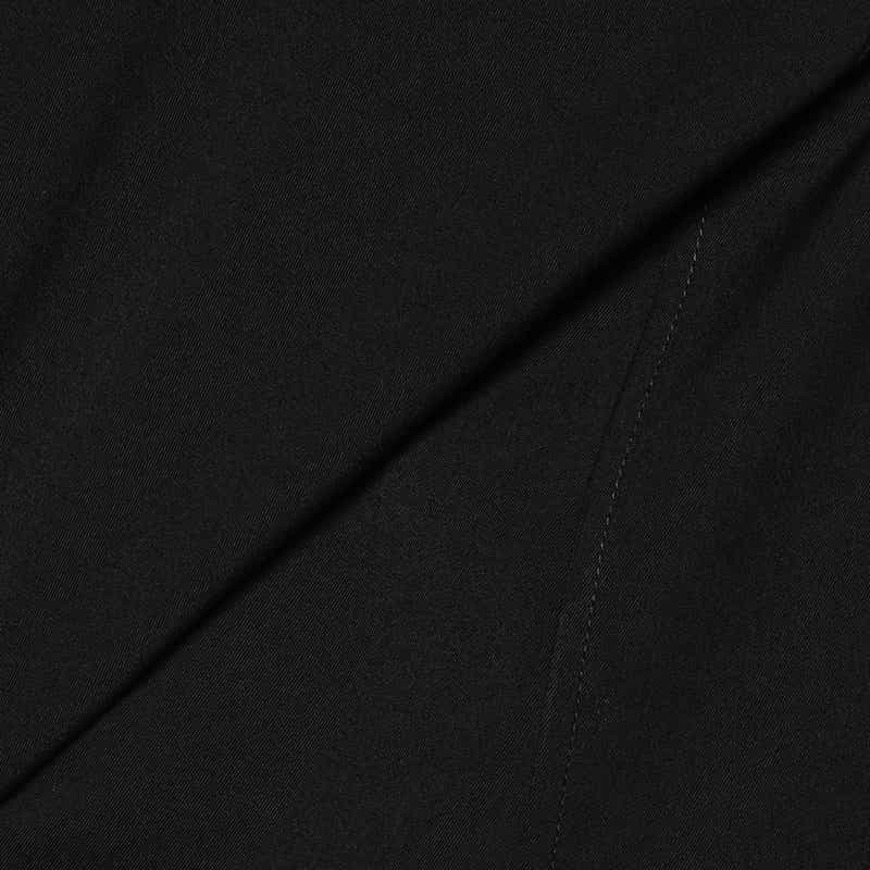 HYKE タスランツイルブラウス BLACK