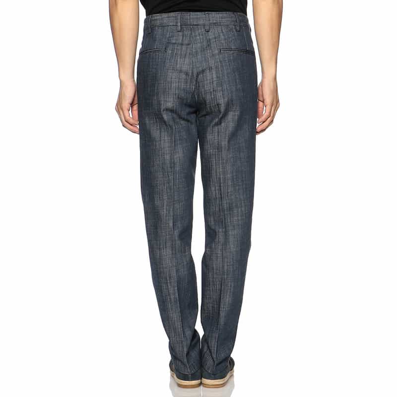 DEVORE ドレスデニムパンツ NAVY