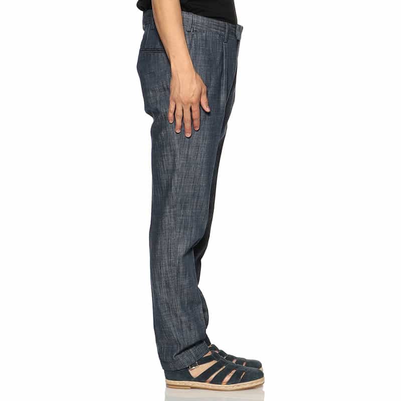 DEVORE ドレスデニムパンツ NAVY