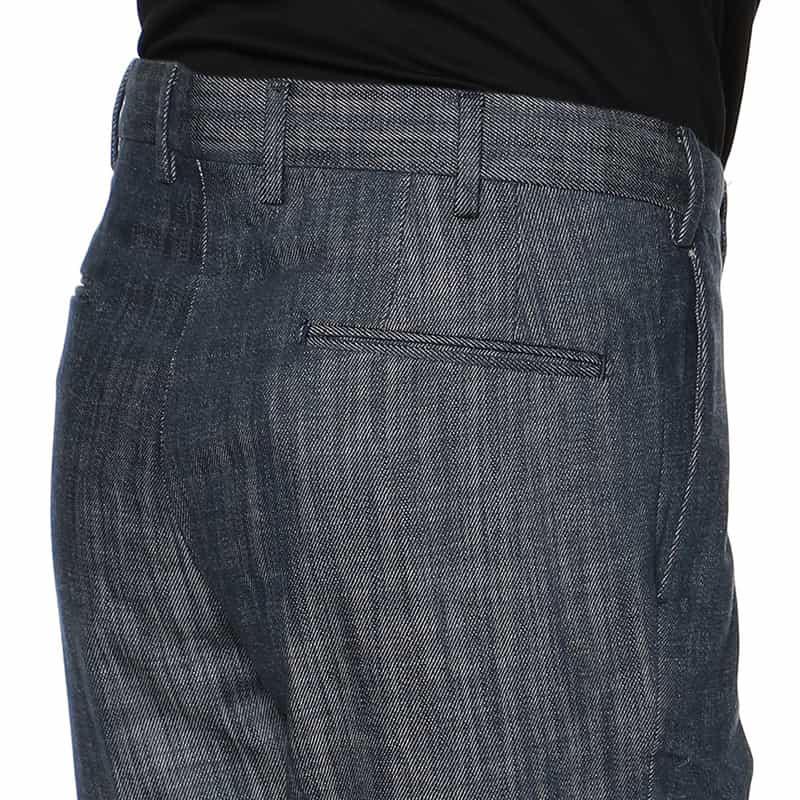 DEVORE ドレスデニムパンツ NAVY