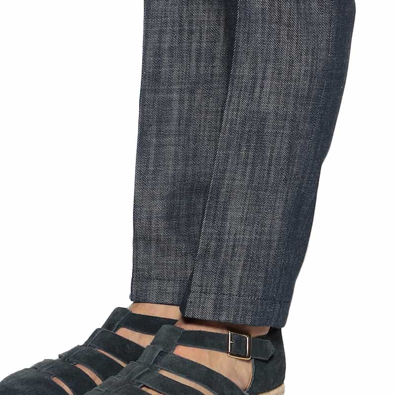 DEVORE ドレスデニムパンツ NAVY