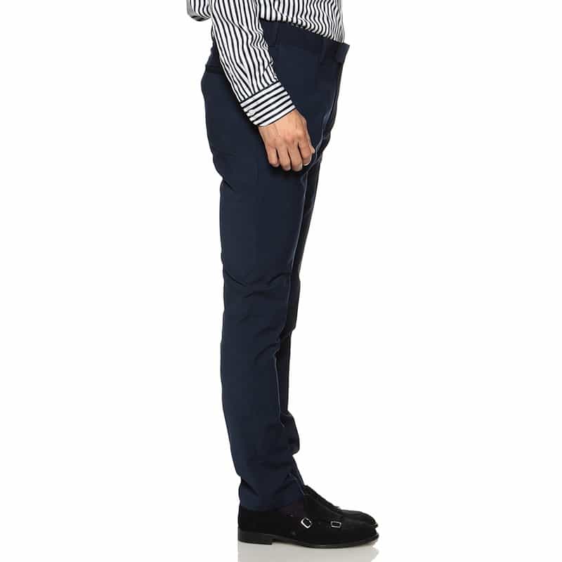 DEVORE ストレッチドレスパンツ NAVY