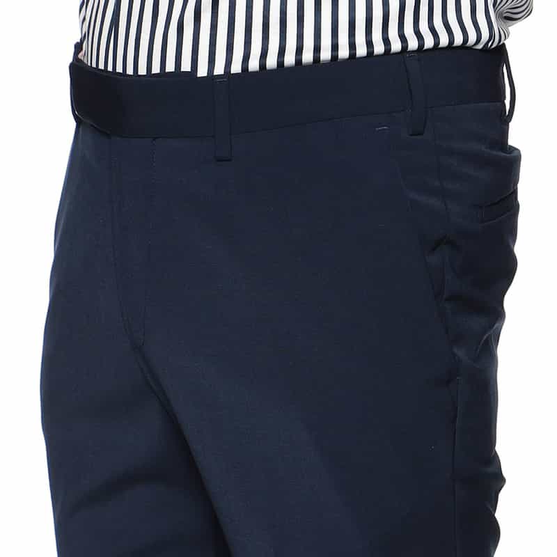 DEVORE ストレッチドレスパンツ NAVY