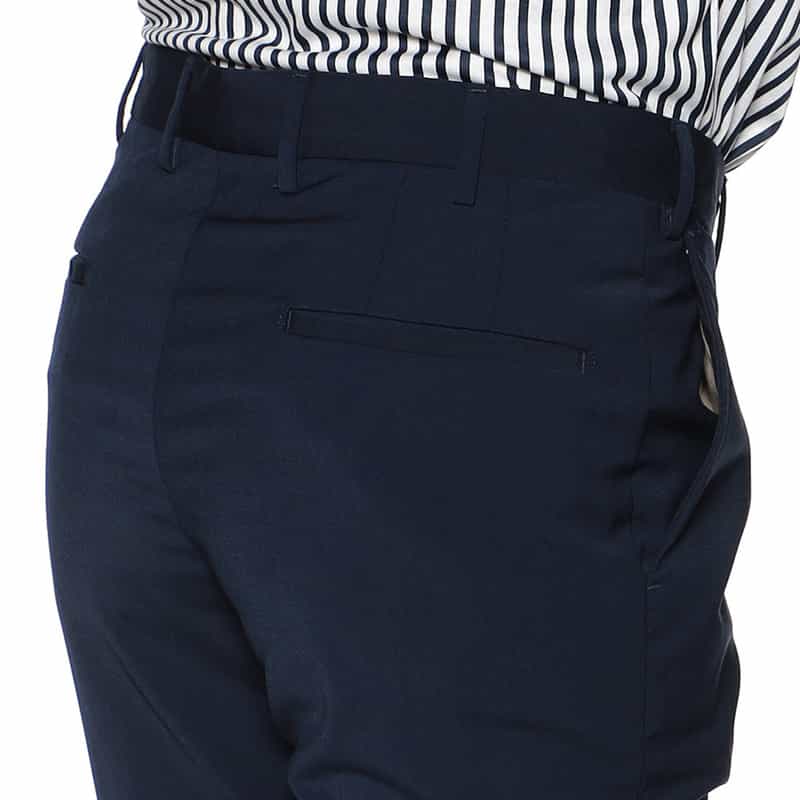 DEVORE ストレッチドレスパンツ NAVY