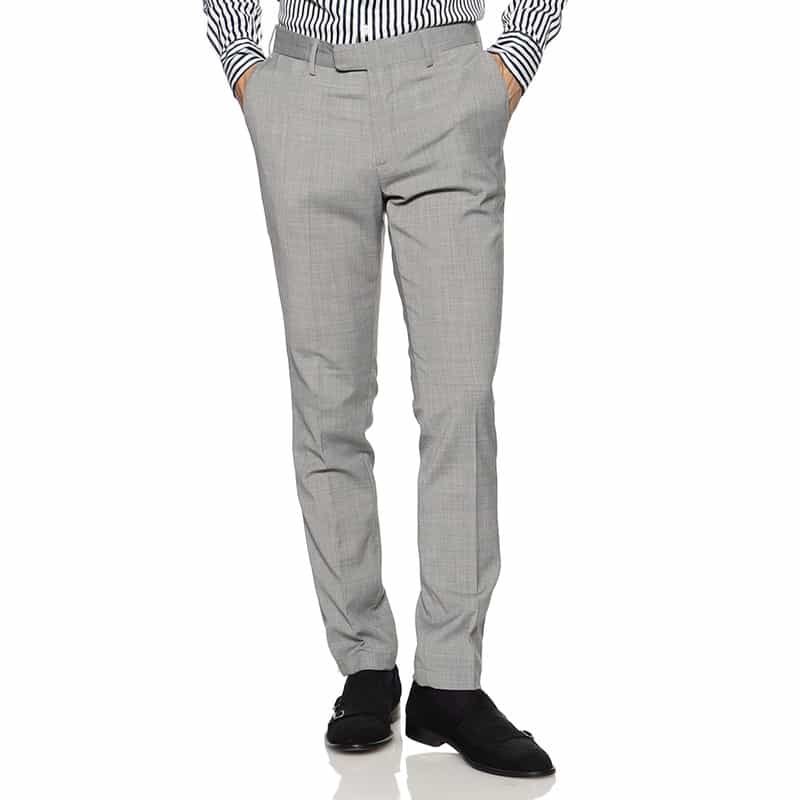 DEVORE ストレッチドレスパンツ LIGHT GRAY
