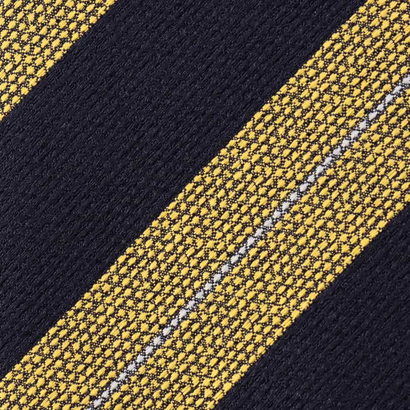 LUIGI  BORRELLI ストライプ柄タイ NAVY