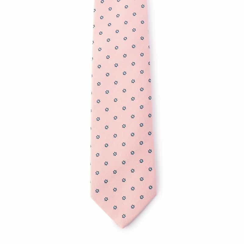 LUIGI  BORRELLI 小花柄タイ PINK