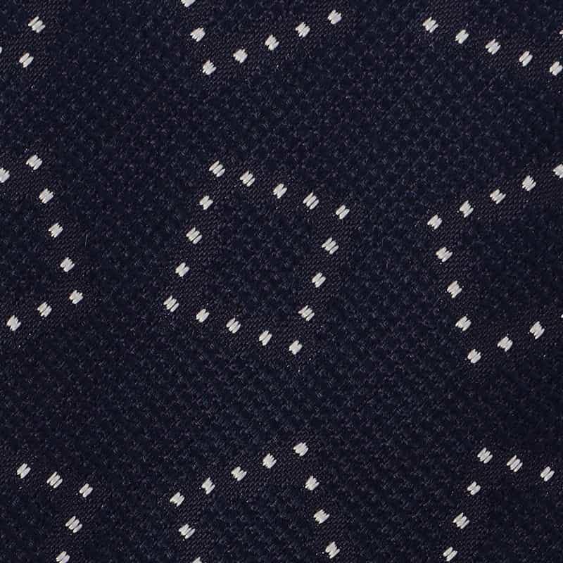 SEAWARD&STEARN スクエア柄タイ NAVY