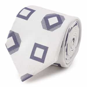 ダイヤ柄タイ