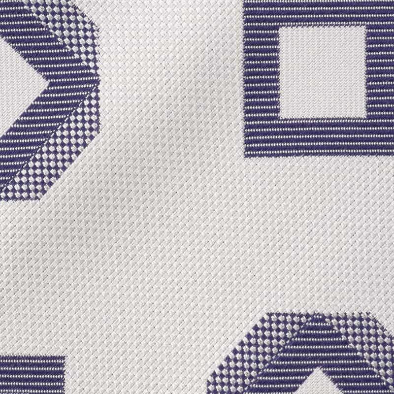 SEAWARD＆STEARN ダイヤ柄タイ WHITE