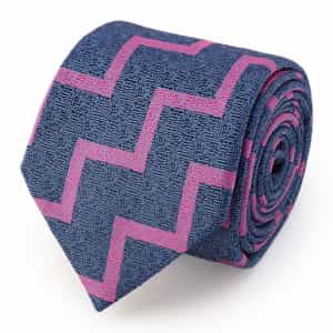 シェブロン柄タイ