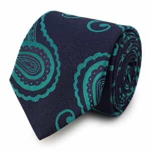 ペイズリー柄タイ