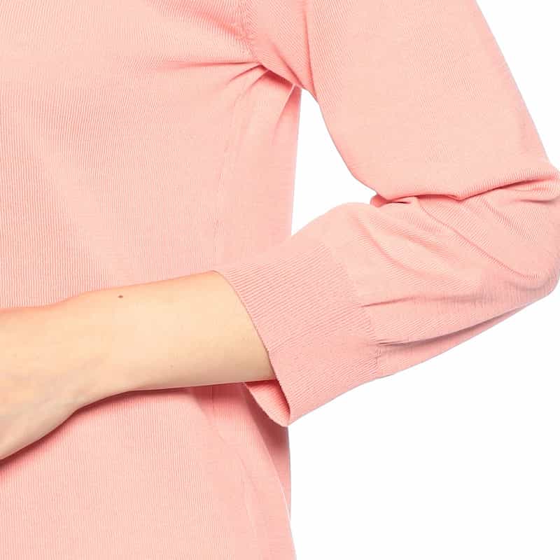 BARNEYS NEW YORK ウォッシャブル コットンニットカーディガン PINK