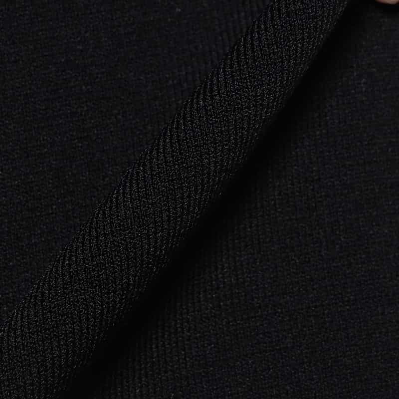 BARNEYS NEW YORK ウォッシャブル ニットロングジレ BLACK