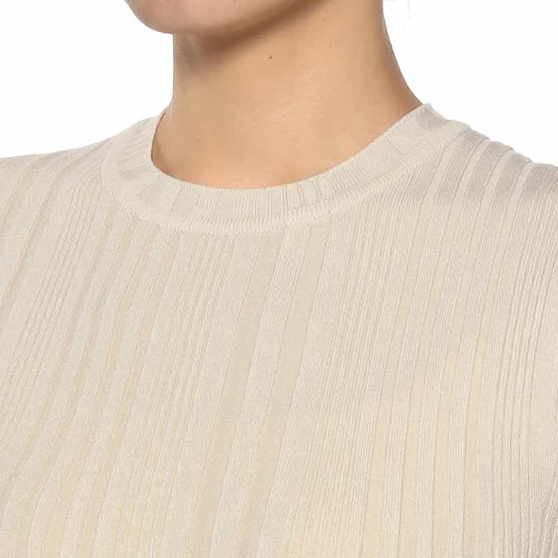 BARNEYS NEW YORK セットアップ ウォッシャブル ニットプルオーバー BEIGE