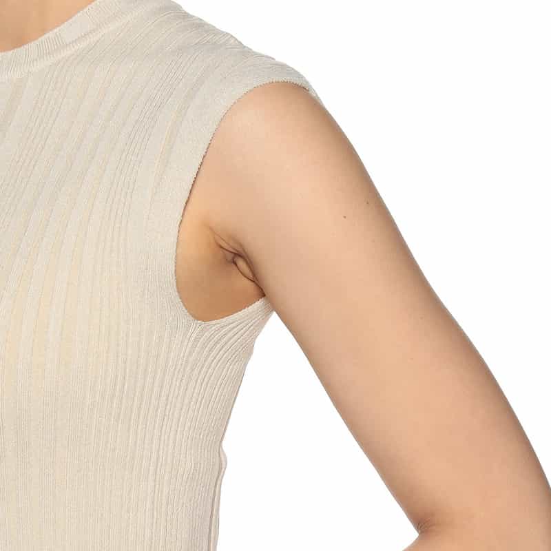 BARNEYS NEW YORK セットアップ ウォッシャブル ニットプルオーバー BEIGE