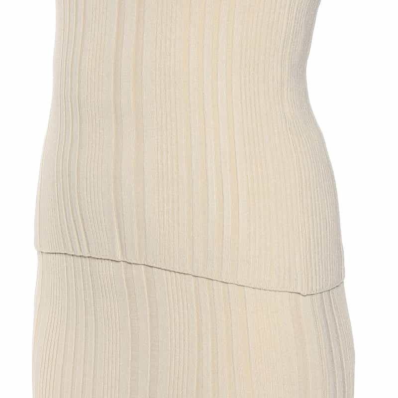 BARNEYS NEW YORK セットアップ ウォッシャブル ニットプルオーバー BEIGE