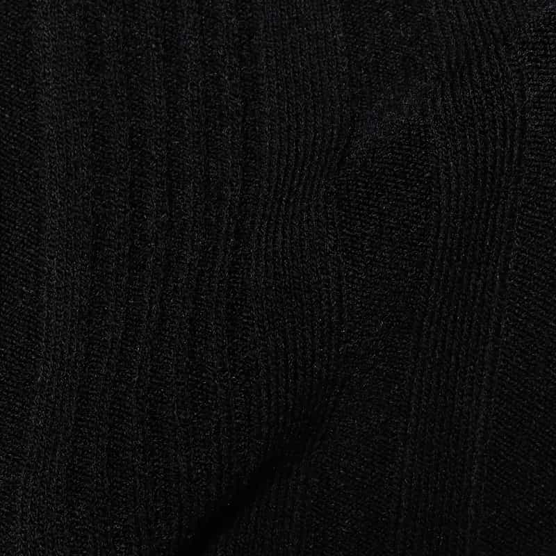 BARNEYS NEW YORK セットアップ ウォッシャブル ニットプルオーバー BLACK