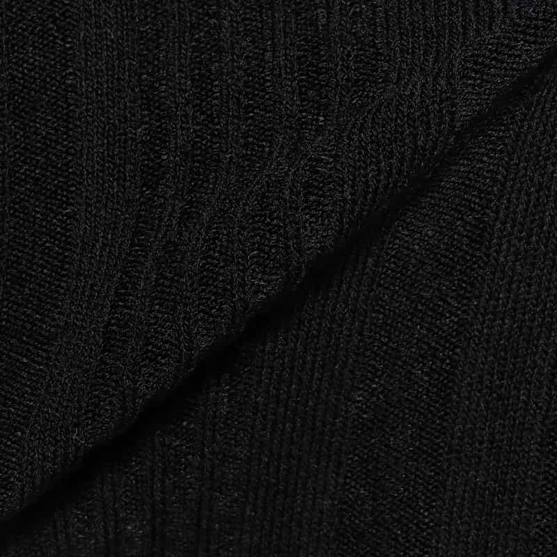 BARNEYS NEW YORK セットアップ ウォッシャブルリブニットスカート BLACK