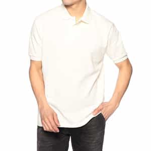 鹿の子ポロシャツ