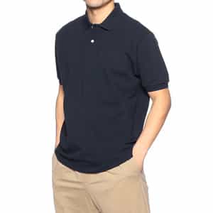 鹿の子ポロシャツ