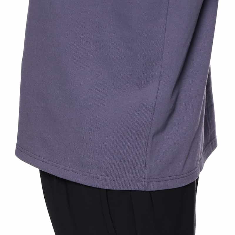 ELACIO 鹿の子ポロシャツ PURPLE