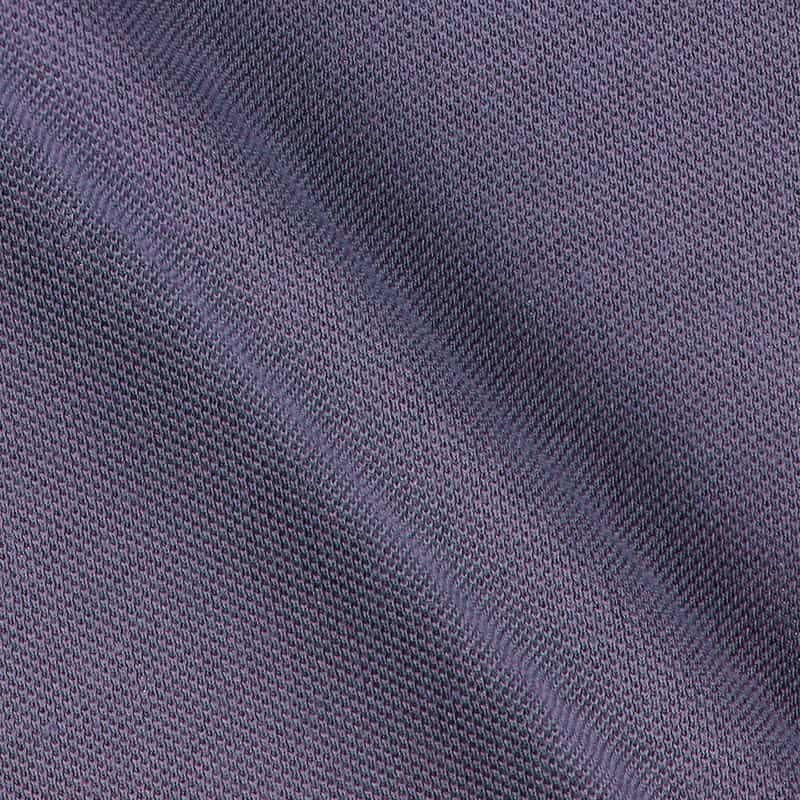 ELACIO 鹿の子ポロシャツ PURPLE