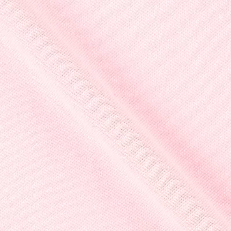 ELACIO 鹿の子ポロシャツ PINK