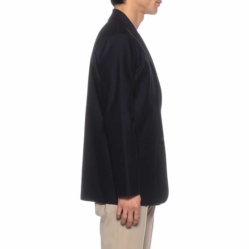 BARNEYS NEW YORK サファイアクール加工2Bジャケット NAVY