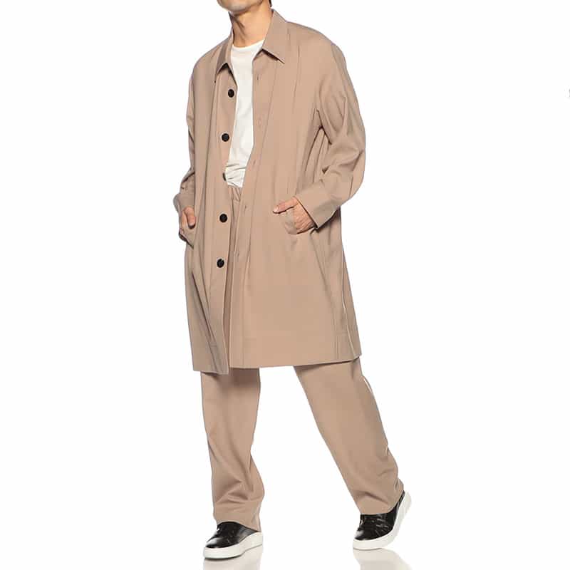 OVERCOAT バーニーズ　ニューヨーク限定ステンカラーコート BEIGE