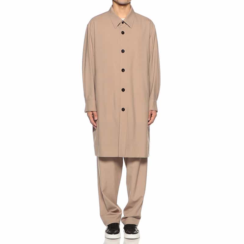 OVERCOAT バーニーズ　ニューヨーク限定ステンカラーコート BEIGE