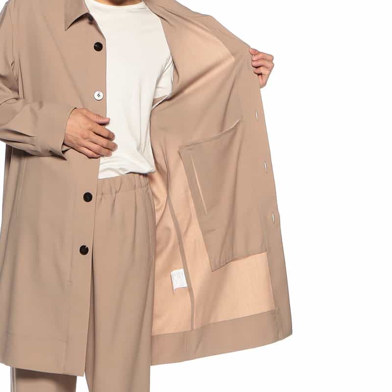 OVERCOAT バーニーズ　ニューヨーク限定ステンカラーコート BEIGE