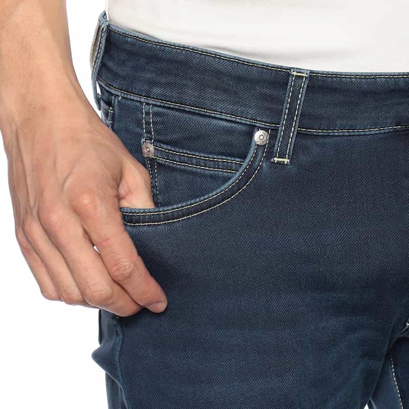 ROY ROGER’S ジャージーデニムパンツ "LEONARDO" BLUE