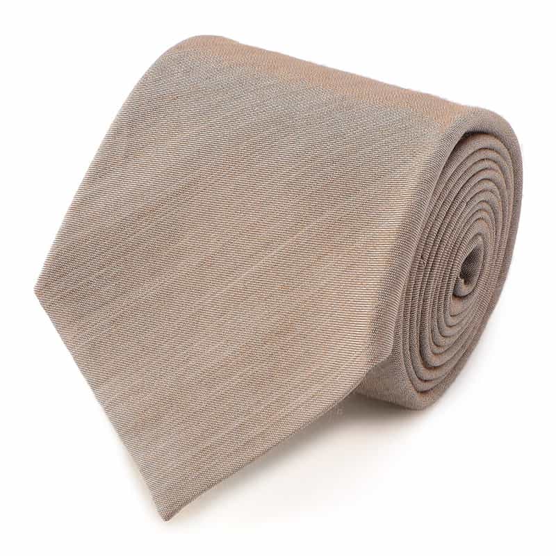 BARNEYS NEW YORK ソリッドタイ LIGHT BROWN