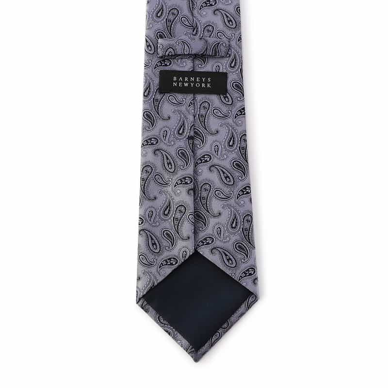 BARNEYS NEW YORK ペイズリー柄タイ LIGHT PURPLE