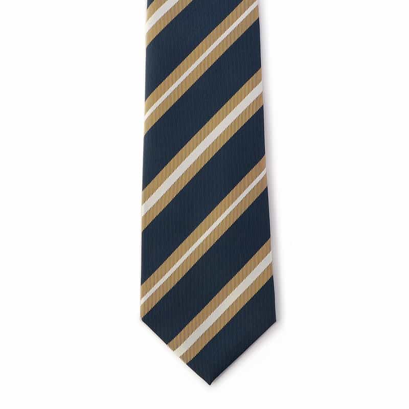 BARNEYS NEW YORK ストライプ柄タイ BLUE