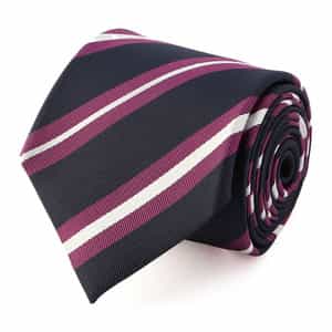 ストライプ柄タイ