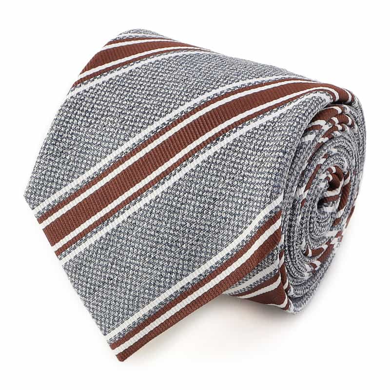 BARNEYS NEW YORK ストライプ柄タイ NAVY