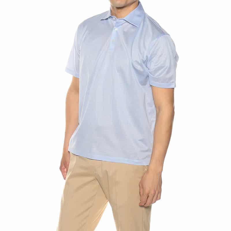 BARNEYS NEW YORK ポロシャツ LIGHT BLUE