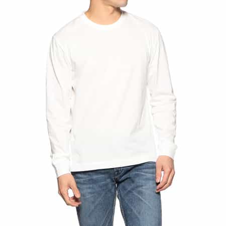 サンデッドジャージーロングスリーブTシャツ