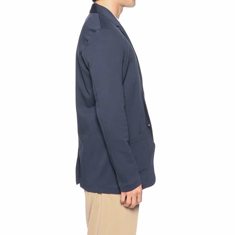 THREE DOTS コットン2Bジャケット NAVY