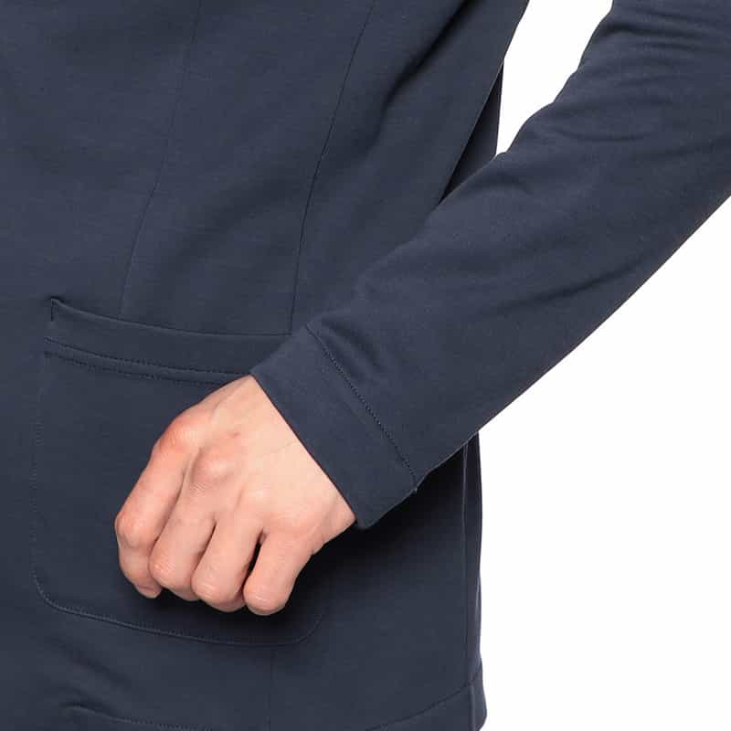 THREE DOTS コットン2Bジャケット NAVY